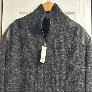 Banana Republic Men’s Gray Wool-Linen Cardigan Size XL